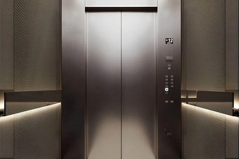 Stainless Steel Passenger Elevator Interior